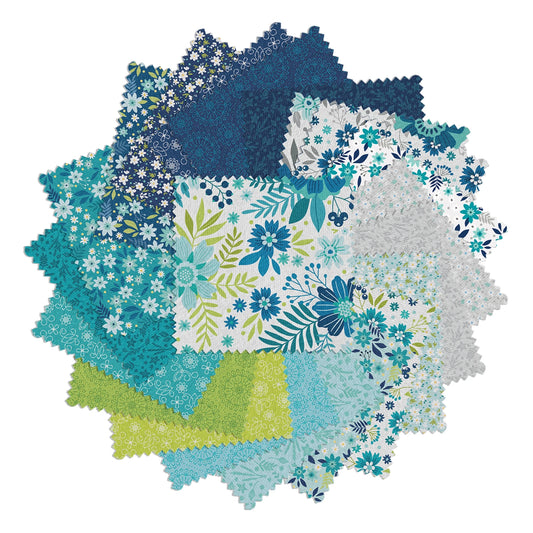 Among The Wildflowers II 5in Squares, 42pcs/bundle