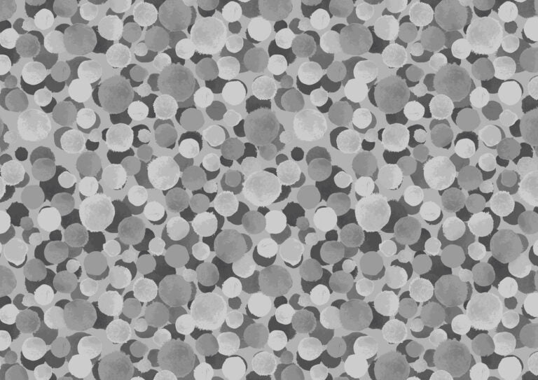Bumbleberries - Grey and Black Multi