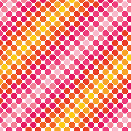 Blender Octagon Stripe Orange/Multi