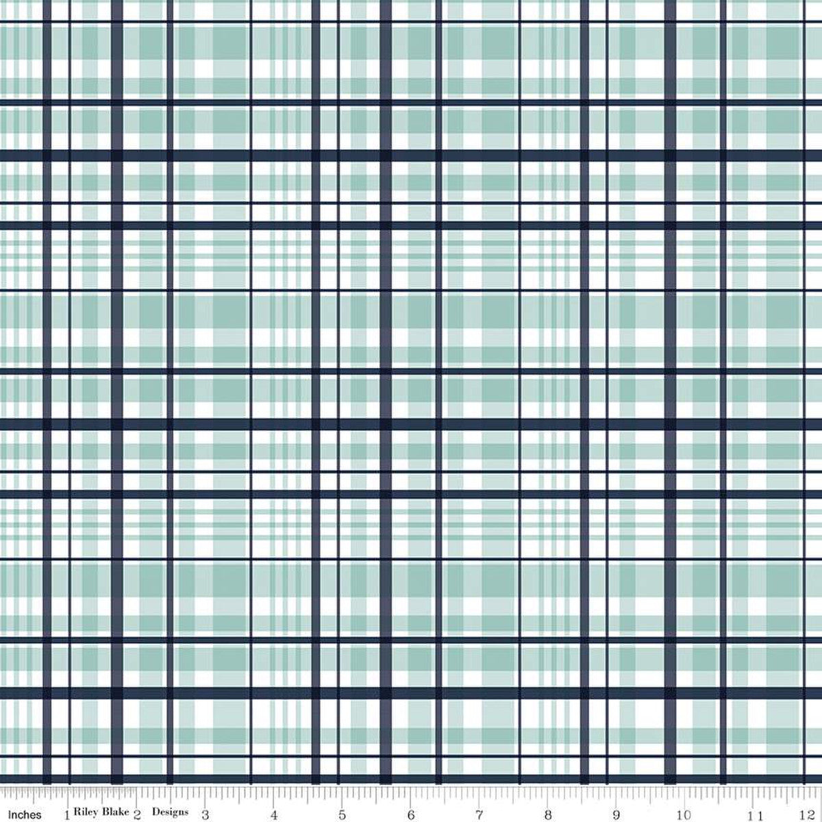 It's a Boy Plaid - Aqua