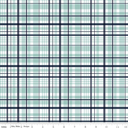 It's a Boy Plaid - Aqua