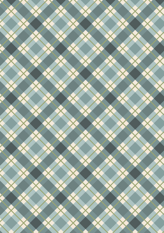 Celtic Christmas - Winter Blue Check