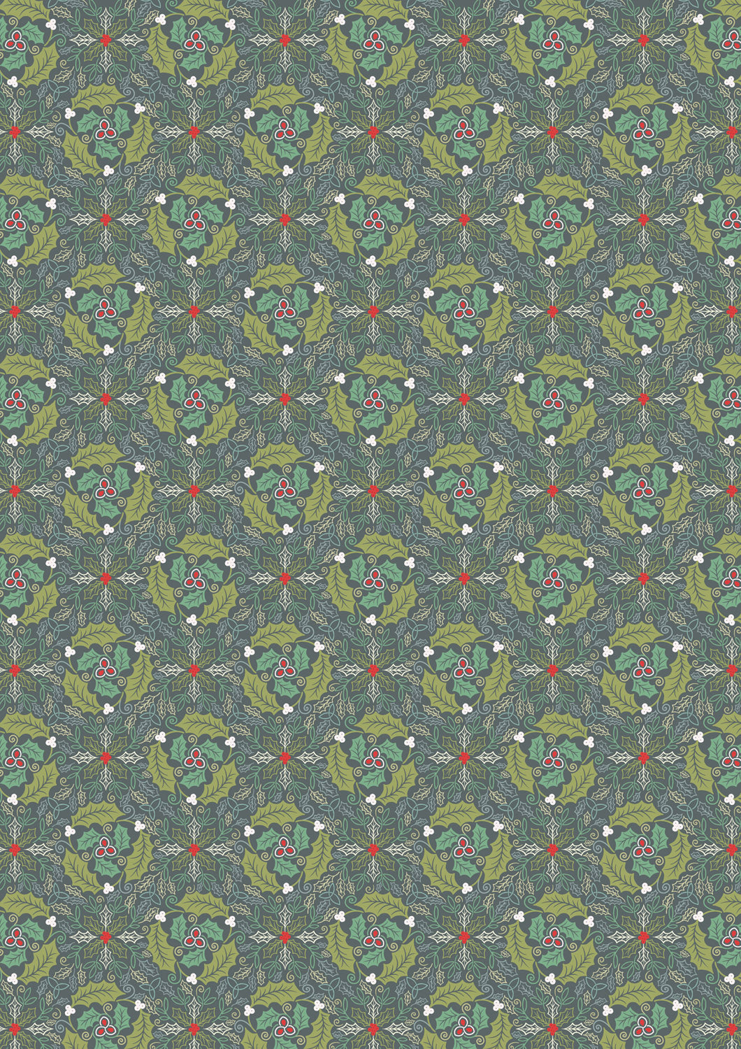 Celtic Christmas - Festive Celtic Leaves Winter