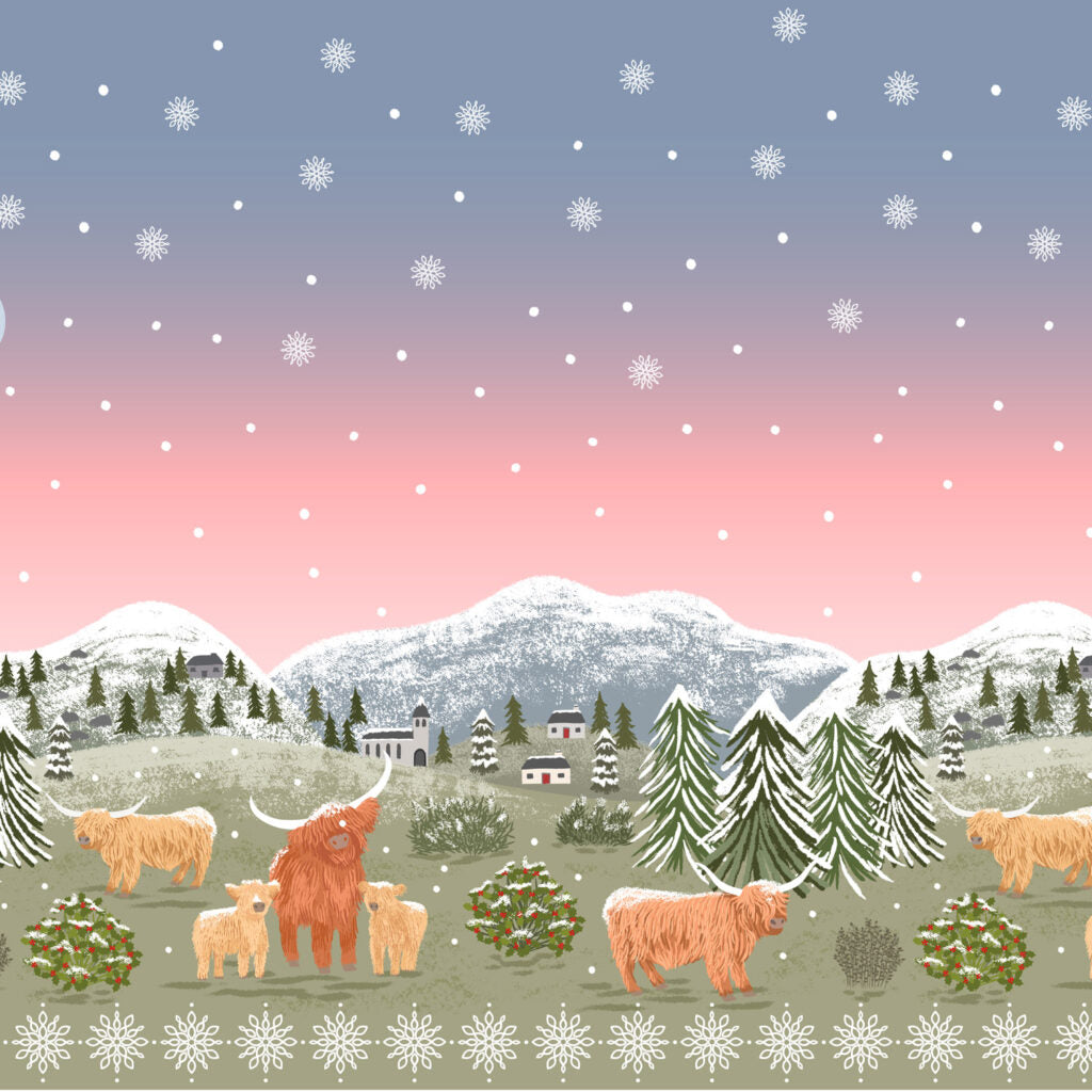 Celtic Christmas - Celtic Christmas Double Edge Border