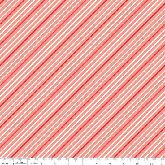 I love Us Stripes - Coral