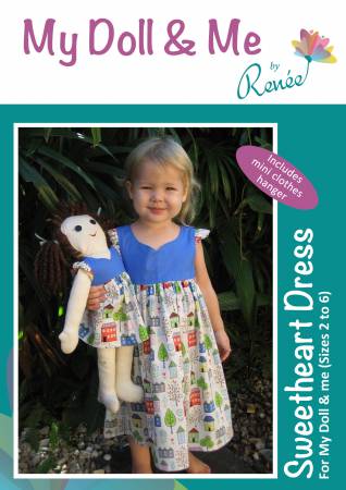 My Doll and Me Sweetheart Dress