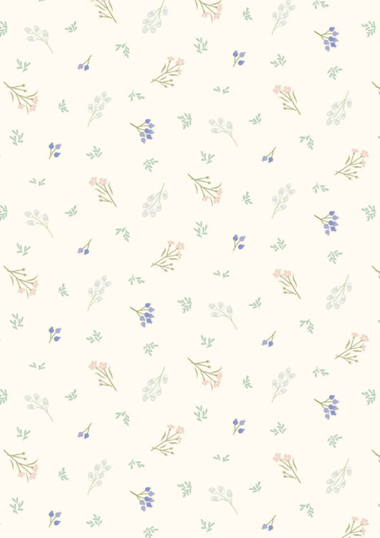 Scattered Sprig - Cream