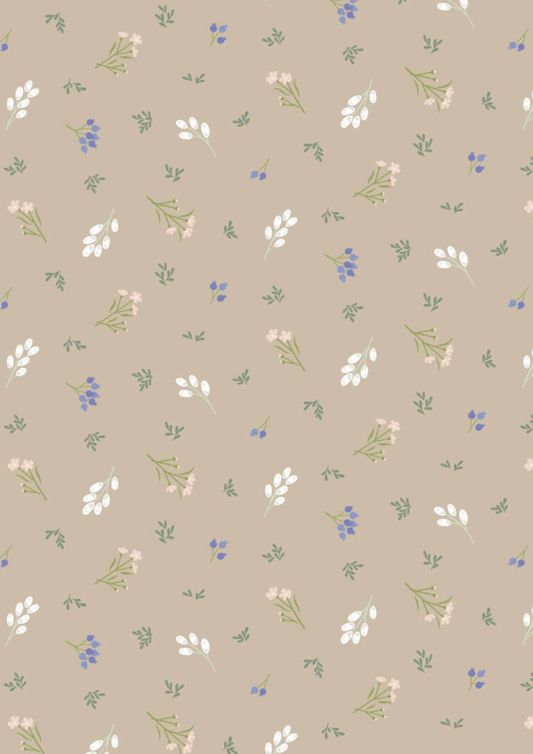 Scattered Sprig - Taupe