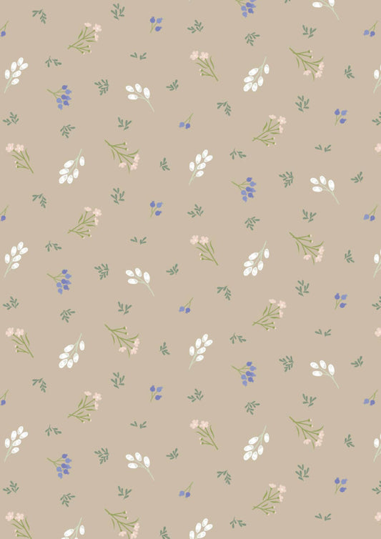 Scattered Sprig - Taupe