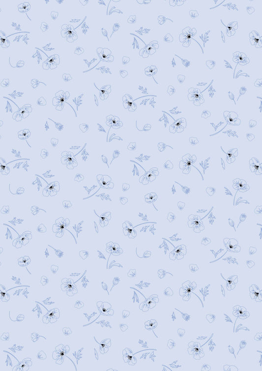 Forever Blooms - Ephemeral Beauty - Pale Blue