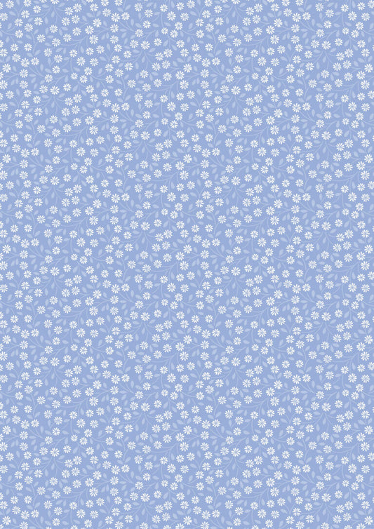Forever Blooms - Interlaced Blossoms - Blue