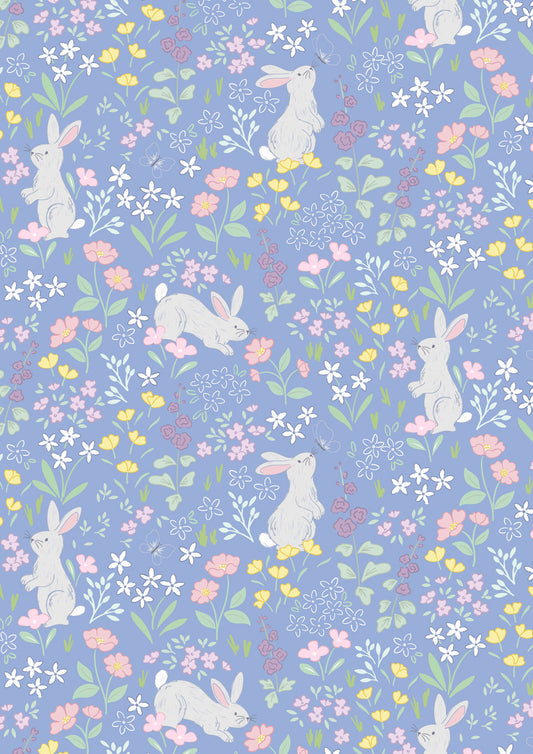 Chasing Tails - Dusky Mid Blue