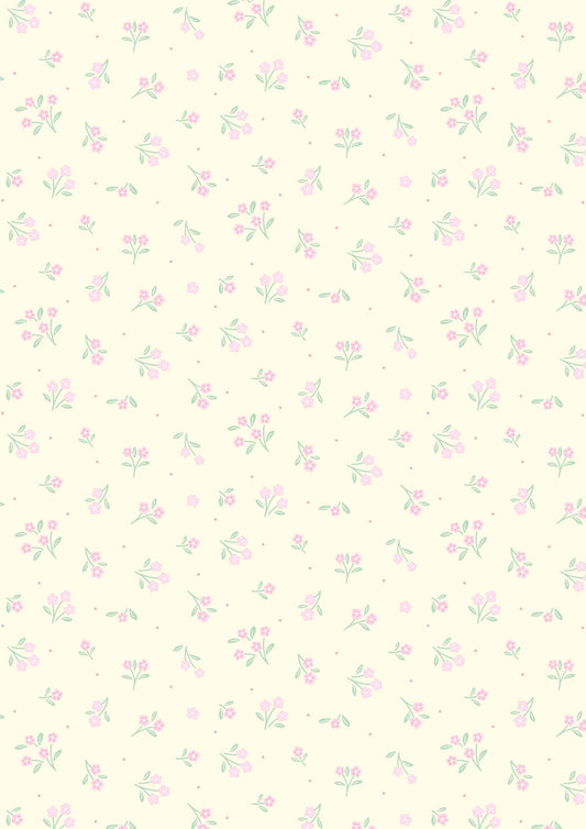 Ditsy Dance - Dark Cream