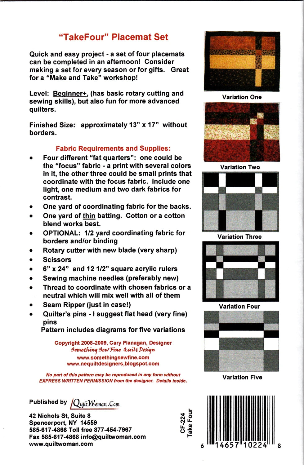 Take Four Placemats