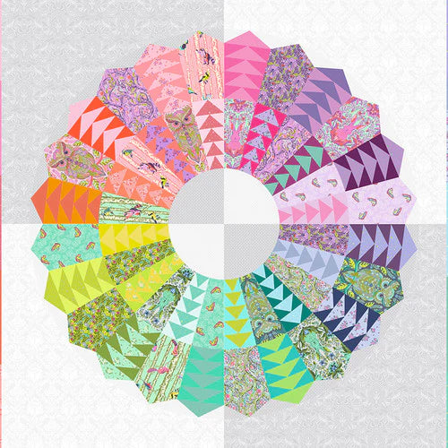 Moonlit Menagerie Quilt Kit Featuring Full Moon Forest II by Tula Pink