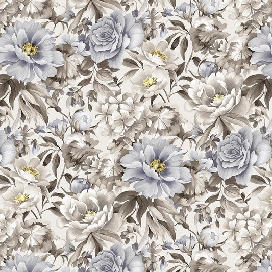 Dots and Holes - Large Flowers Whisper Karen Montgomery
