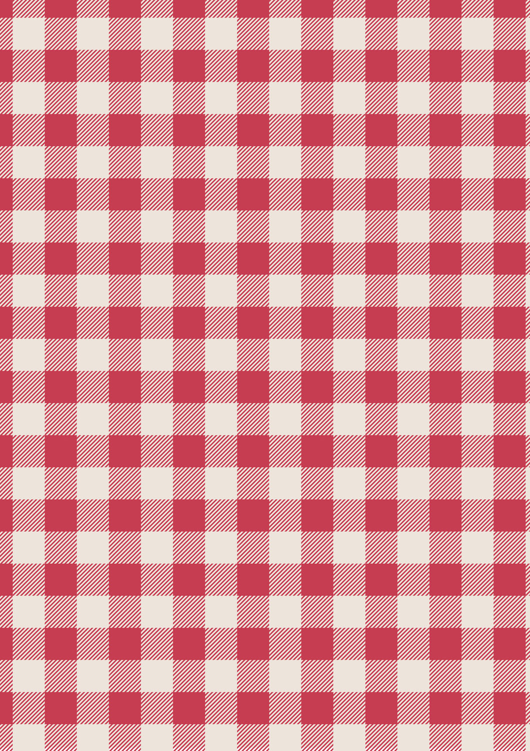 Country Comforts - Cozy Red Buffalo Check Flannel