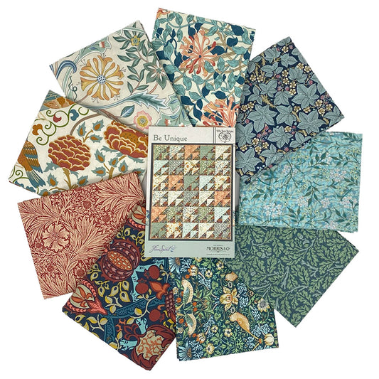 Morris and Co. Spark Pack Fat Quarter Bundle Be Unique Pattern