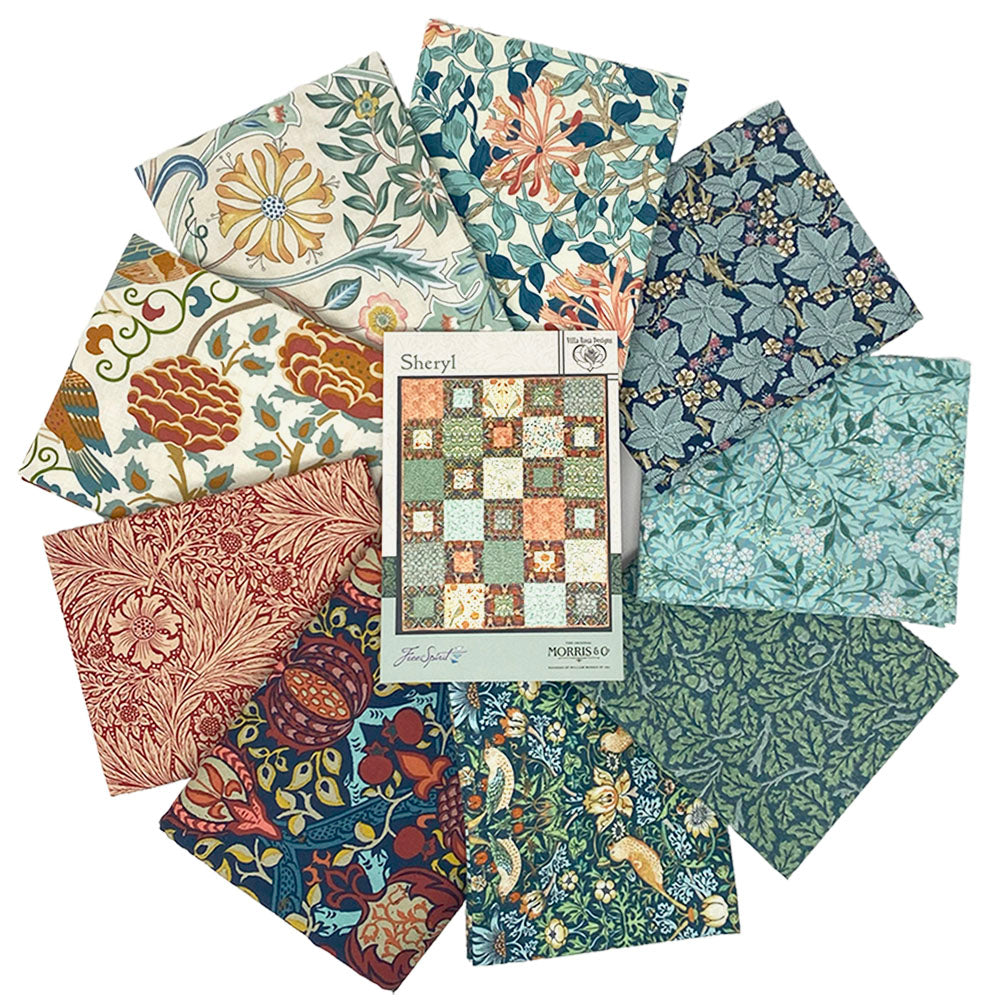 Morris and Co. Spark Pack Fat Quarter Bundle Sheryl Pattern