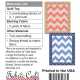 Three Yard Quilt Pattern - Chevron