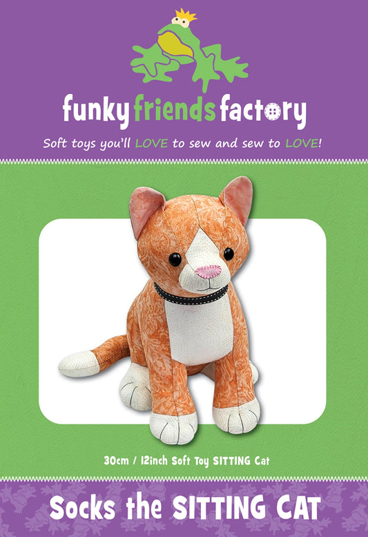 Socks the SITTING CAT pattern