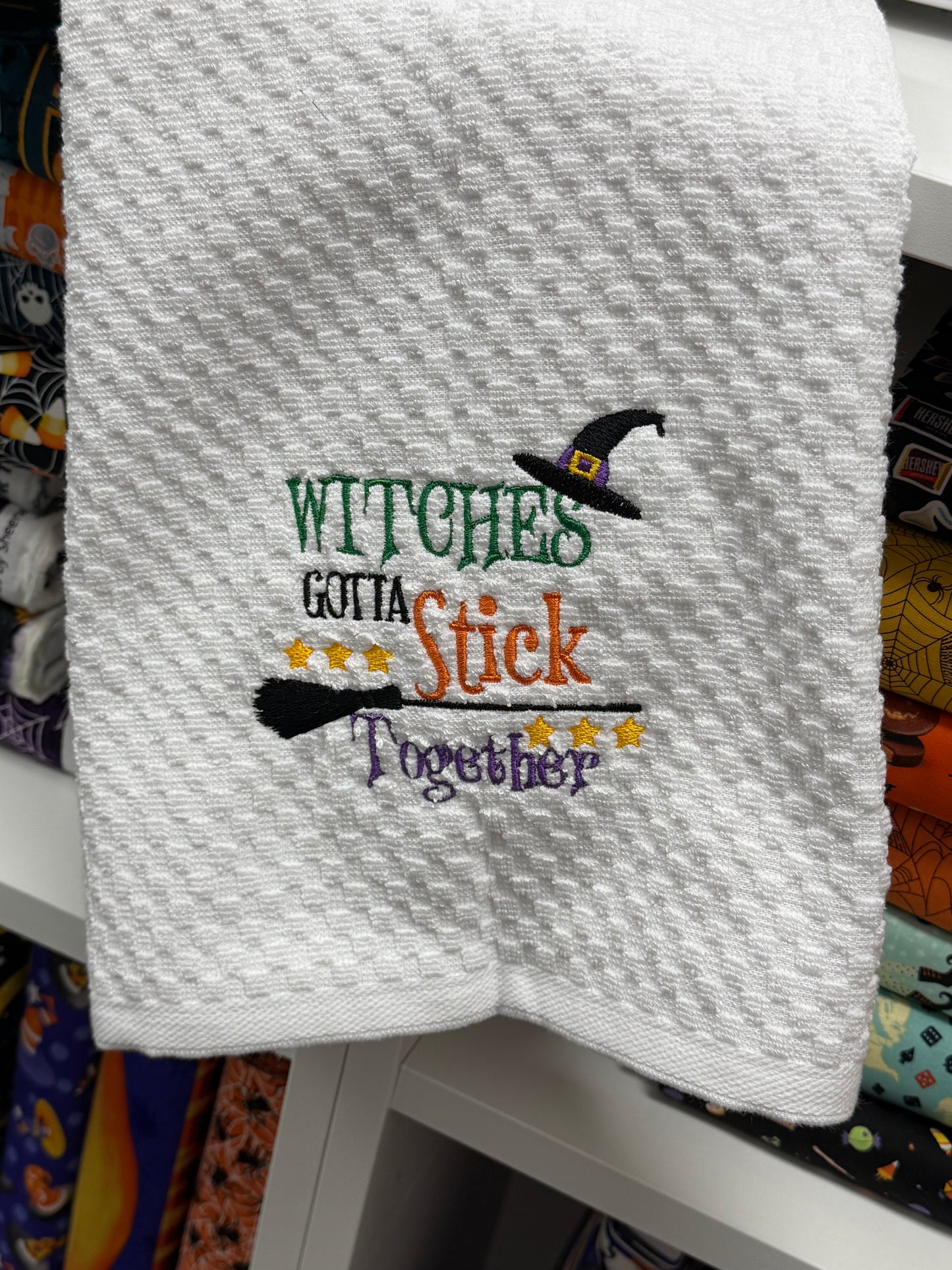 Embroidered Towel Make and Take - Halloween Addition September 22st 11-4pm