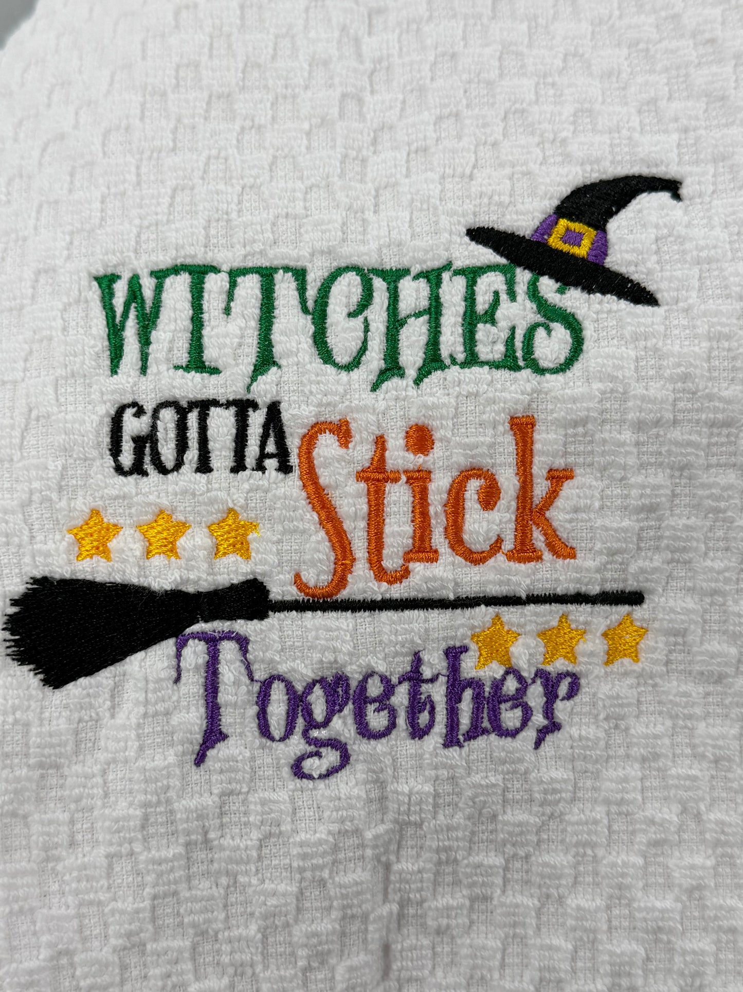 Embroidered Towel Make and Take - Halloween Addition September 22st 11-4pm