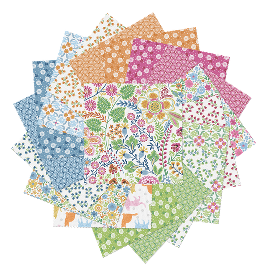 Color it Sunshine 10in Squares, 42pcs/bundle