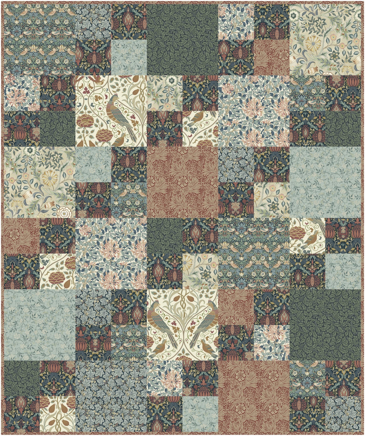 Morris and Co. Spark Pack Fat Quarter Bundle Kalinda Pattern