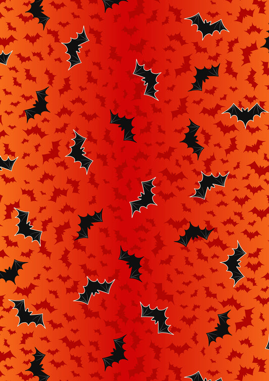 Transylvania Glow - Bat Ombre Orange