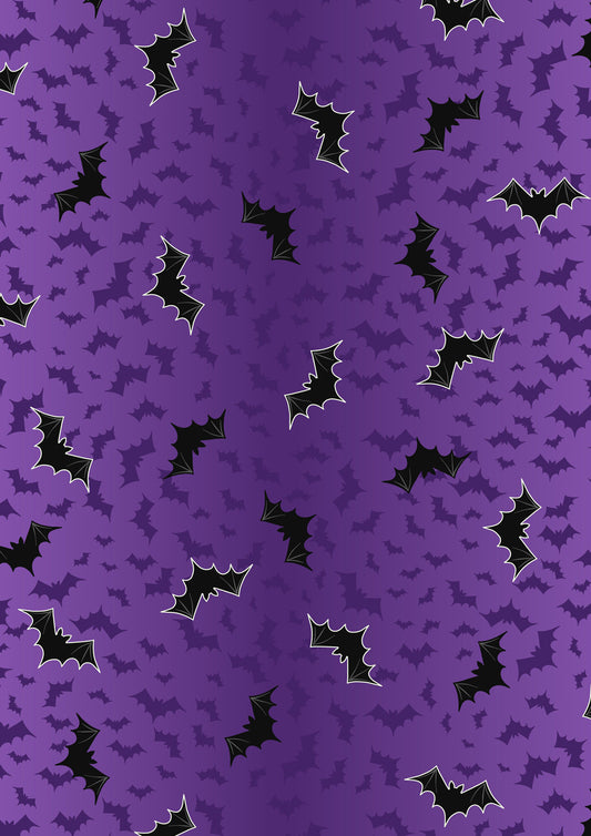 Transylvania Glow - Bat Ombre Purple