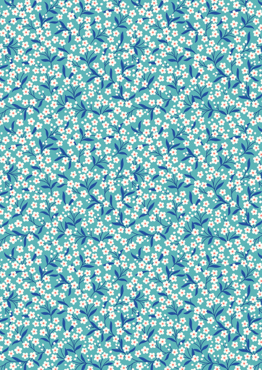 Boho Blooms - Turquoise and Blue Flower Sprigs