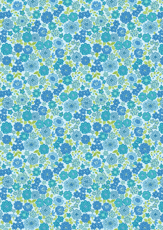 Boho Blooms - Terrific Turquoise