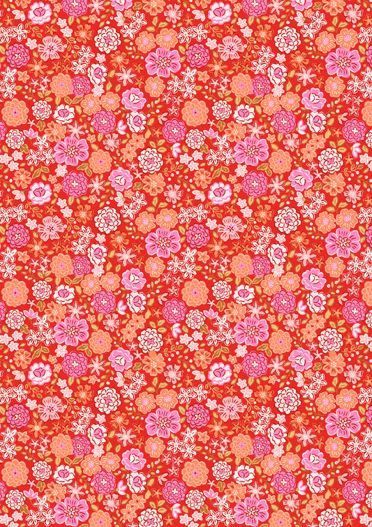 Boho Blooms - Summer Red