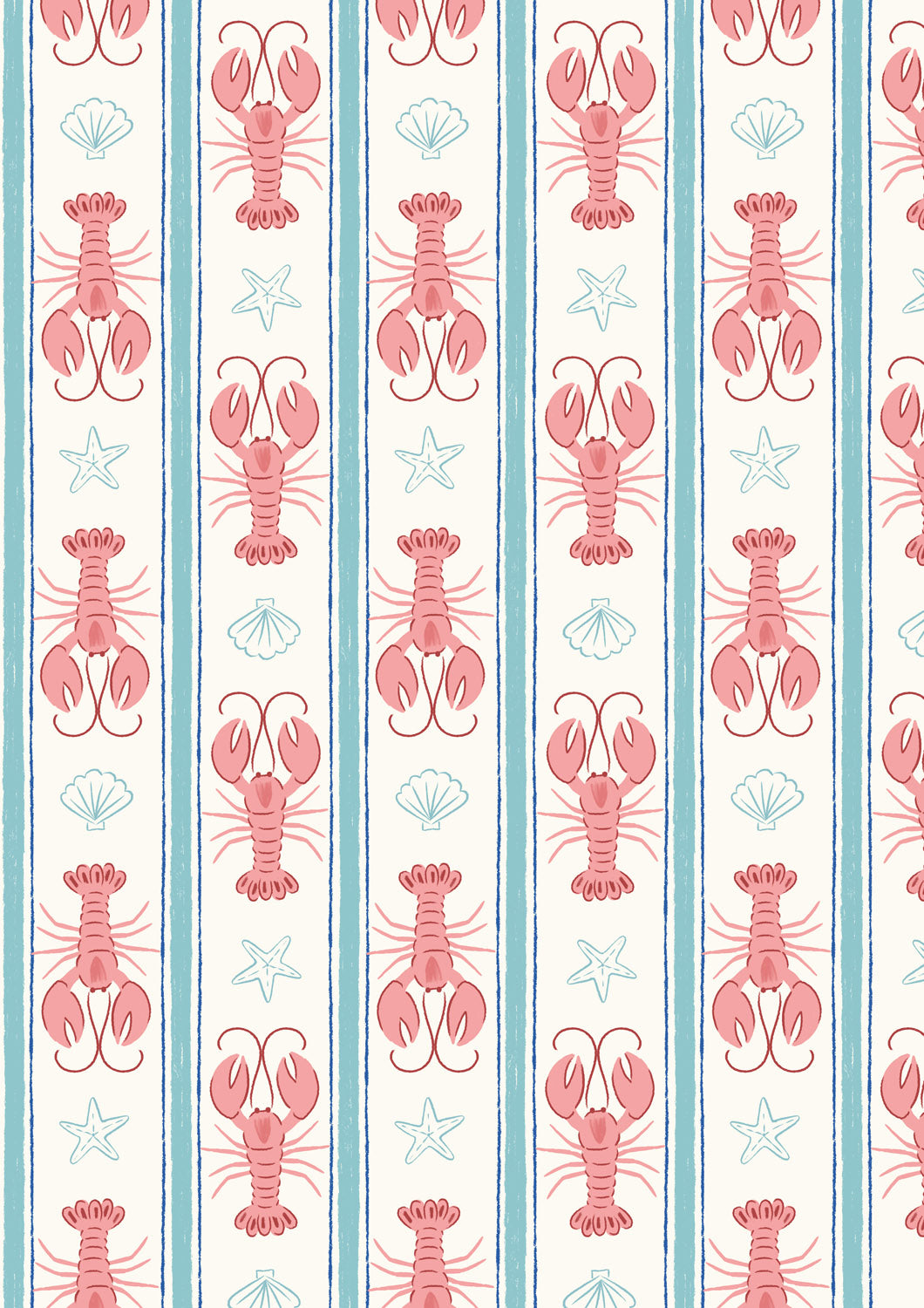 Seas The Day - Lobster Stripe