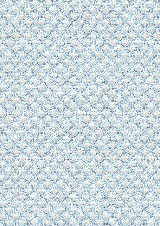 Seas The Day - Fancy Shells Blue