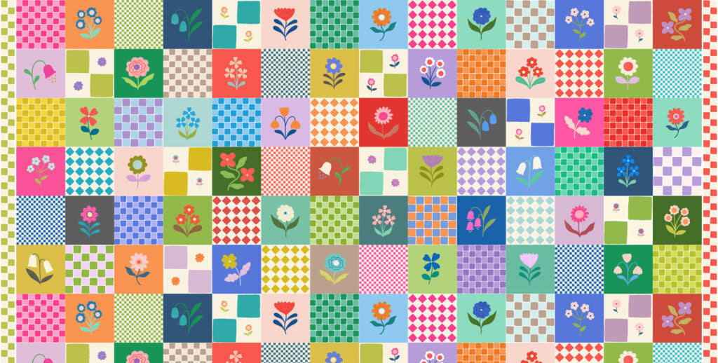 Patchwork Joy -  Patchwork Joy 3 inch Flower Squares