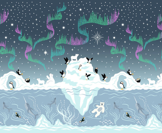 Where The Sky Dances -  Double Edge Border (With Pearl)