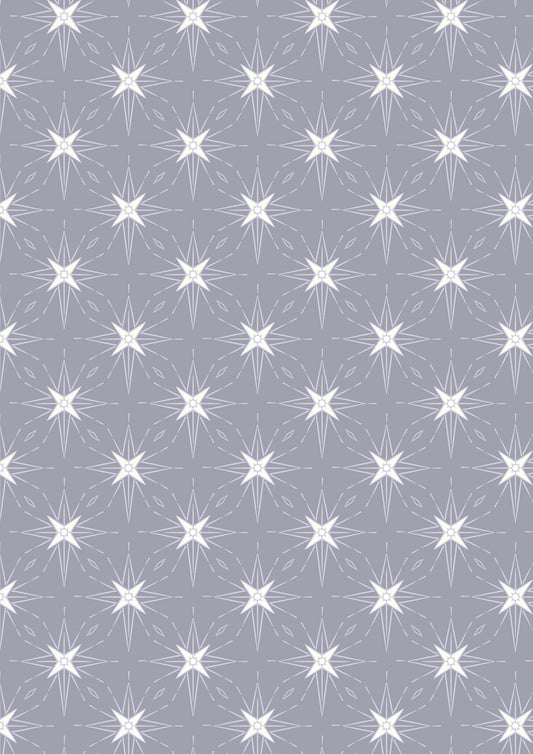 Where The Sky Dances -  North Star On Warm Grey (With Pearl)