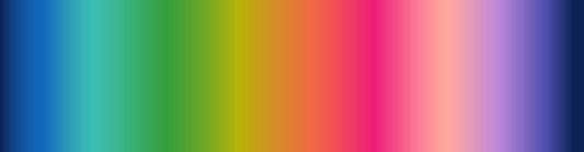 Bright Rainbow - Ombre