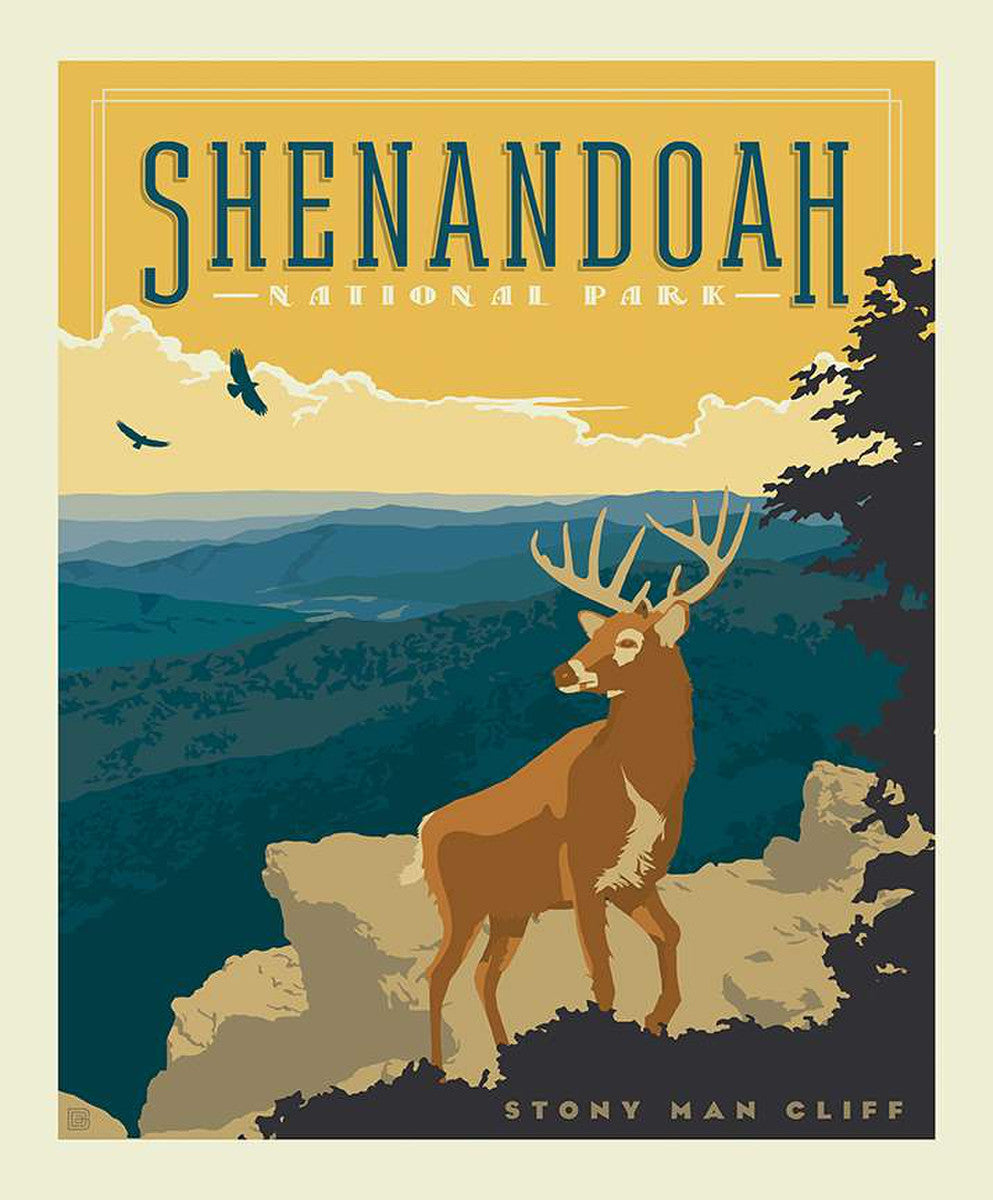 National Parks Poster Panel Shenandoah