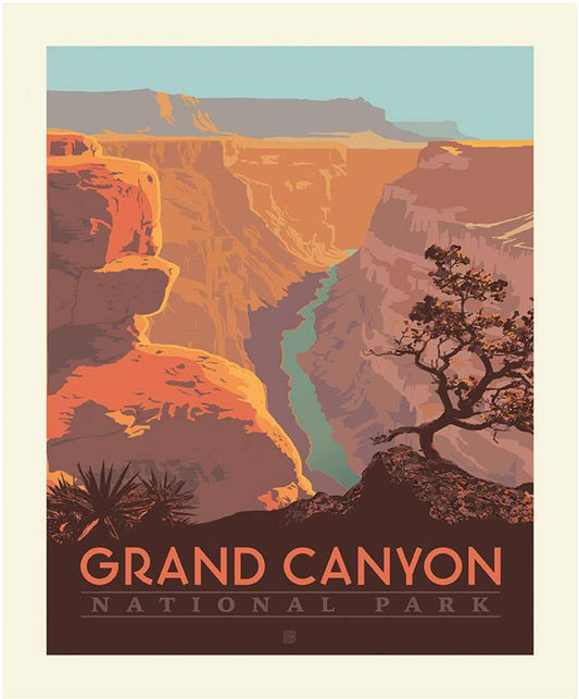 National Parks Poster Panel Grand Canyon