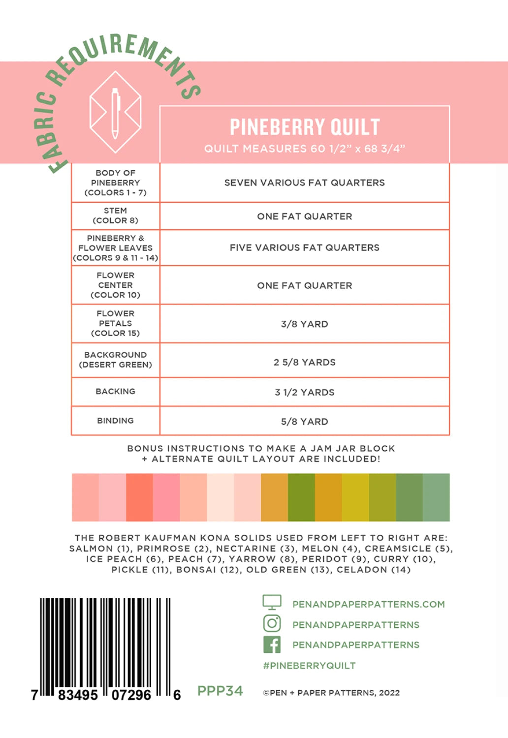 Pineberry Quilt