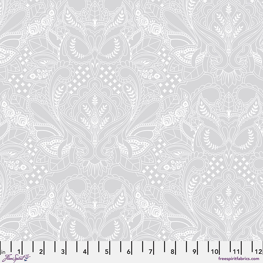 Tula Pink True Colors - Ghost Owl - Whisper
