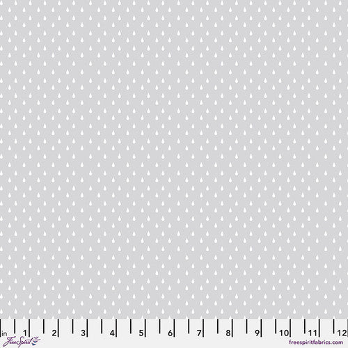 Tula Pink True Colors - Ghost Droplettes - Whisper