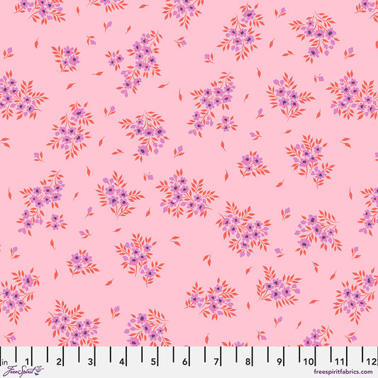 Tula Pink True Colors - What a Ditz - Pink Lemonade