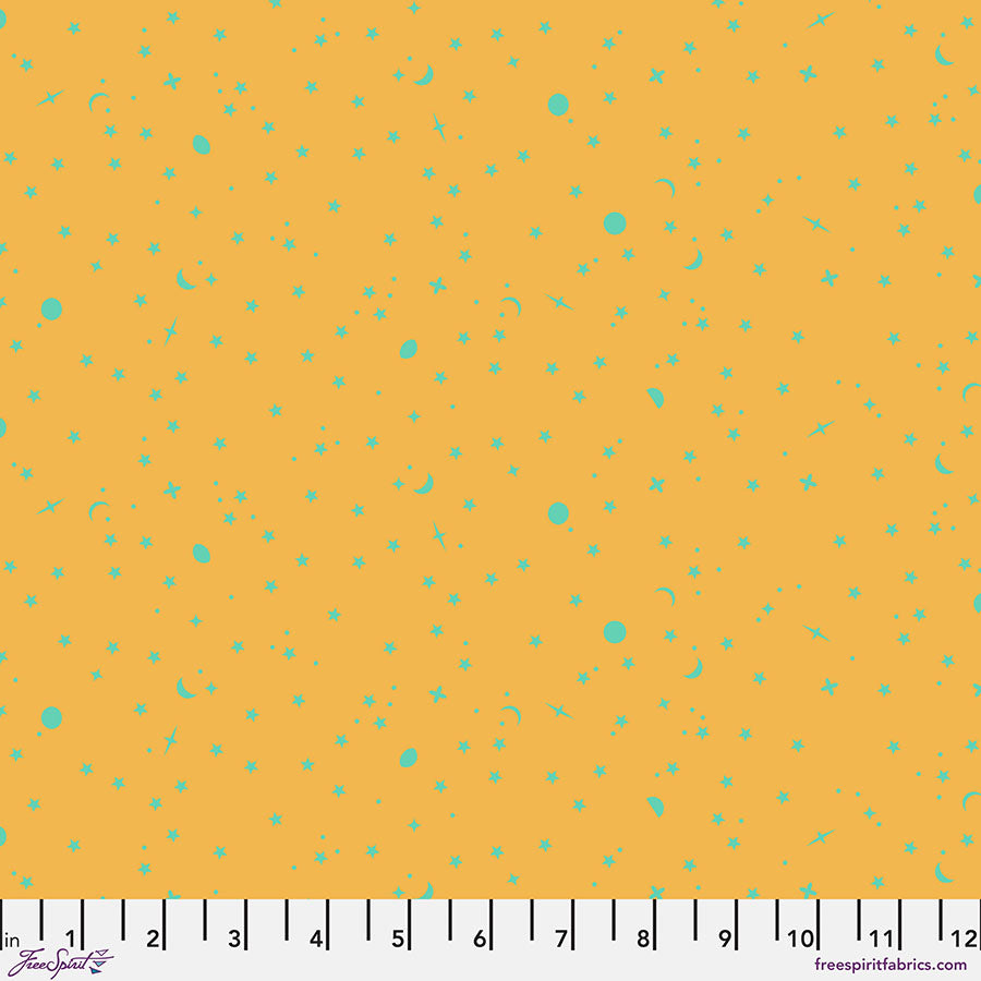 Tula Pink True Colors - Space Sprinkles - Papaya
