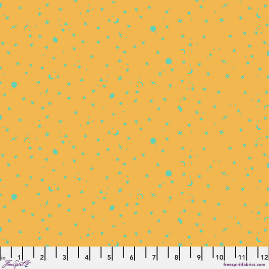Tula Pink True Colors - Space Sprinkles - Papaya