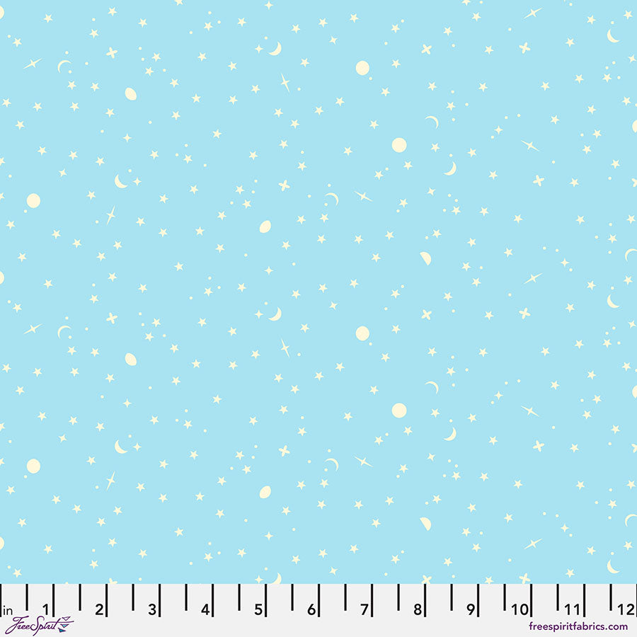 Tula Pink True Colors - Space Sprinkles - Waterfall