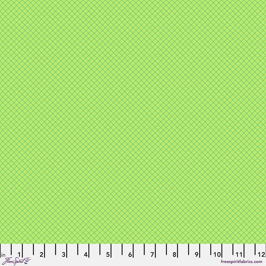 Tula Pink True Colors - On the Grid - Apple